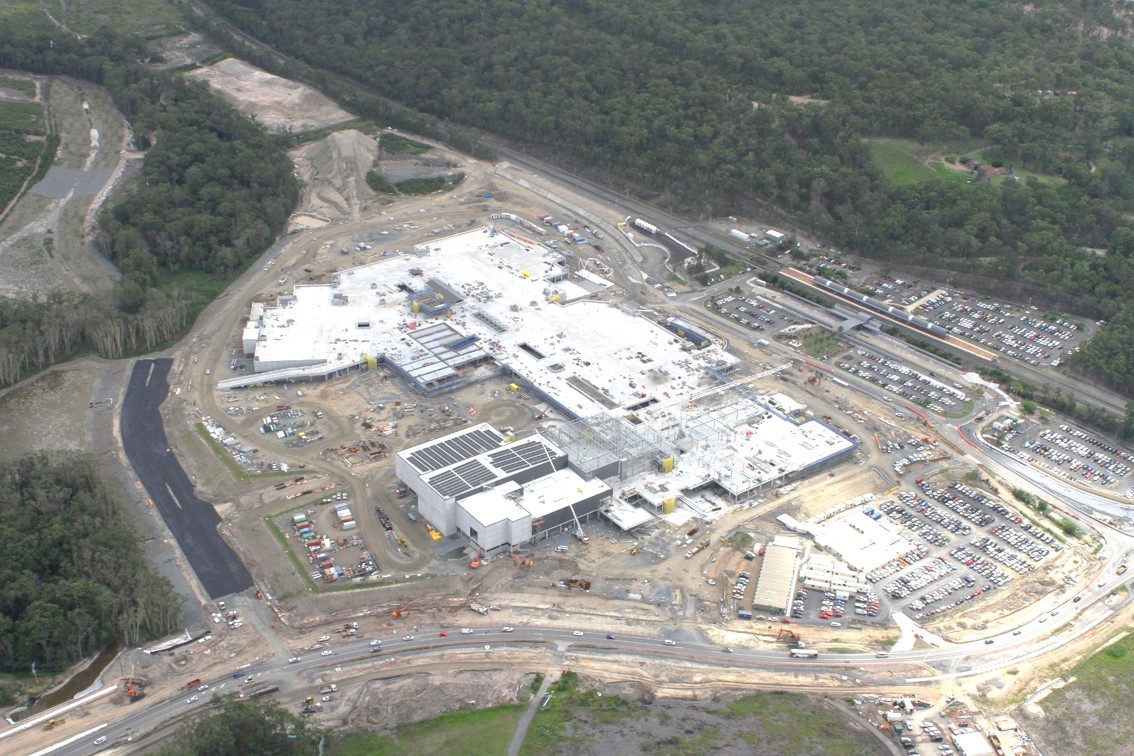 The Foxwell Road and Coomera Activity Centre projects were undertaken concurrently on either side of the Westfield Coomera shopping centre